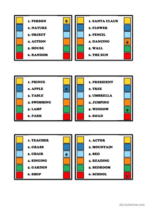Articulate ESL Game .